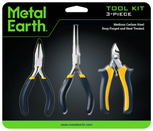  Metal Earth 3-Piece Tool Set - Clipper - Flat Nose